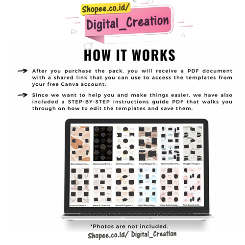 15 Ultimate IG Puzzle Templates Bundle Canva Premium