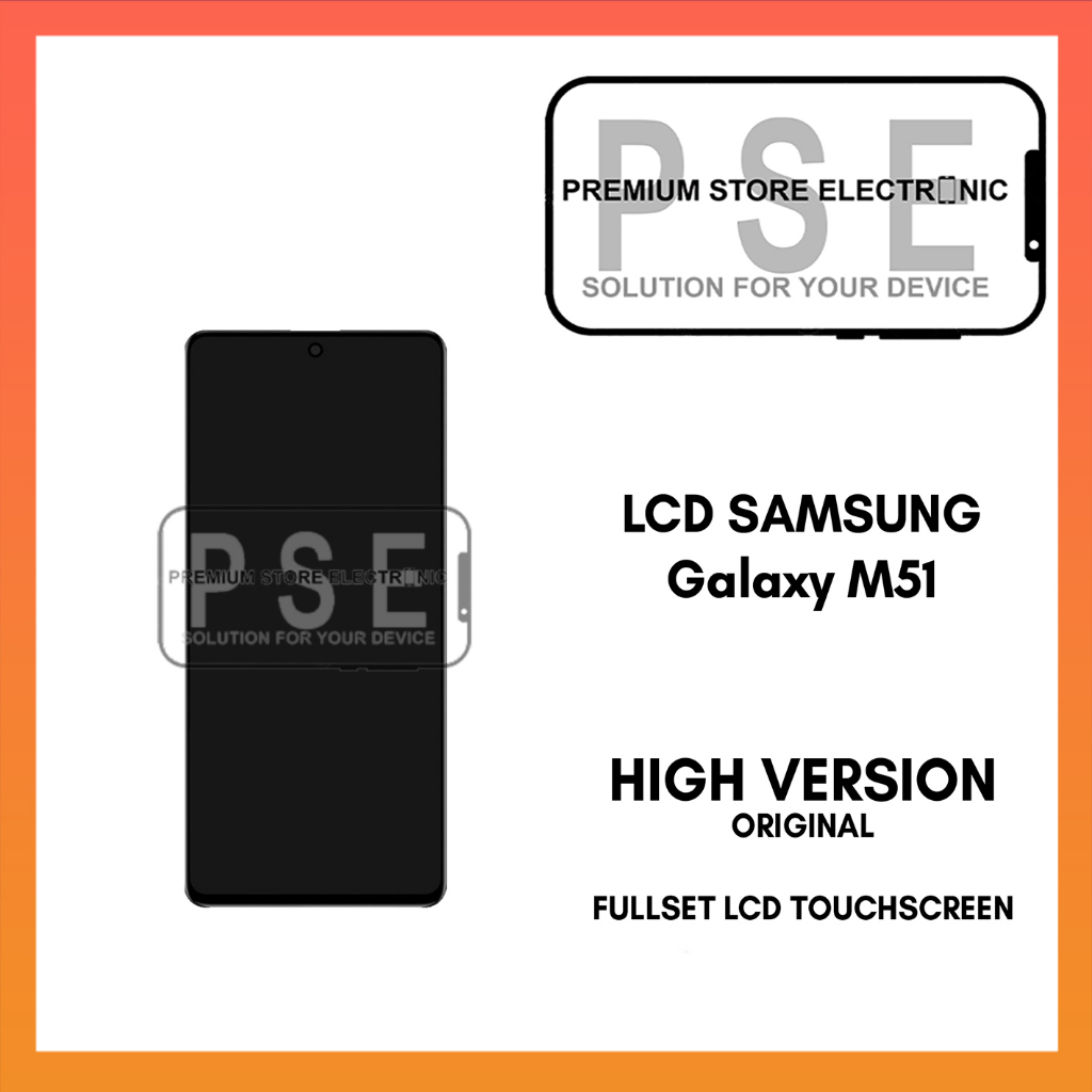 LCD Samsung Galaxy M51 Original Fullset Touchscreen Garansi 1 Bulan