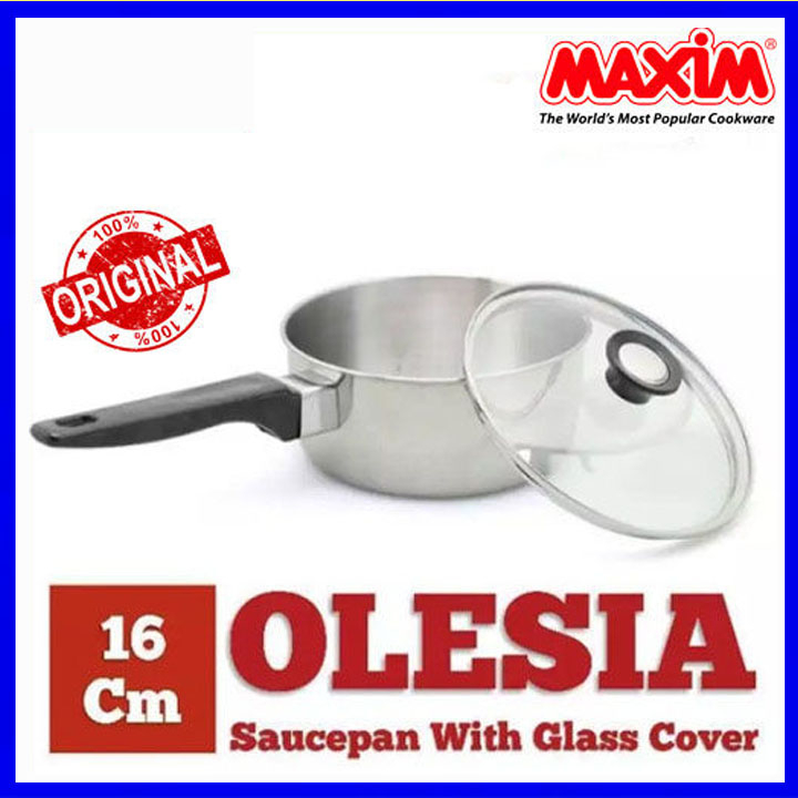 Panci  Stainless Saucepan 16 cm Skyline Maxim terbaru