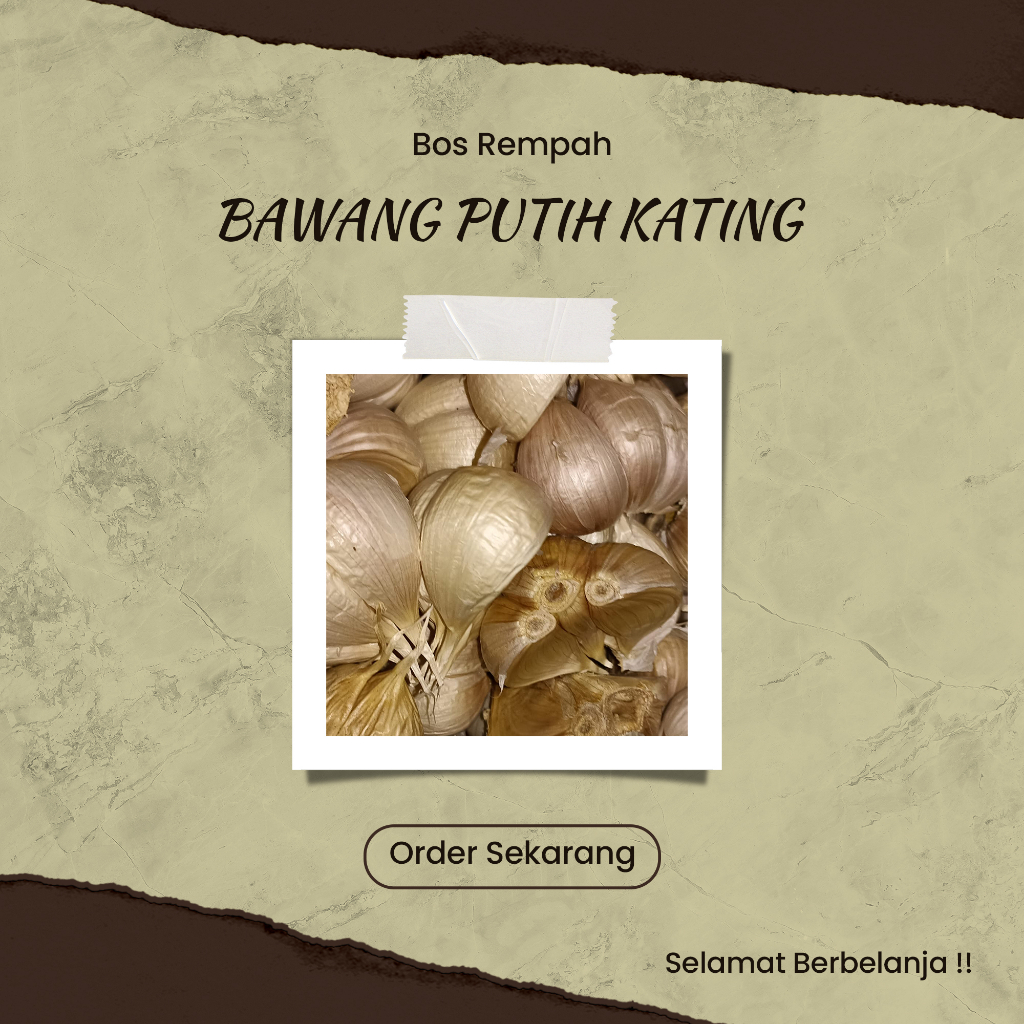 

BAWANG PUTIH CATTING FRESH 1KG