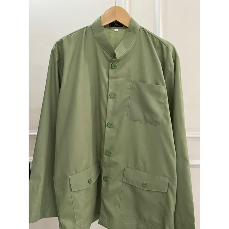 BAJU KOKO SULTAN PUTIH BAJU KOKO PRIA bahan toyobo premium baju koko habib baju koko lengan panjang 