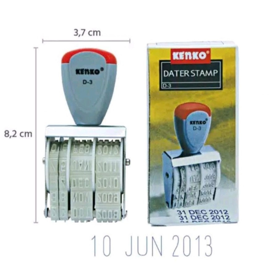 

KENKO STEMPEL STAMPEL TANGGAL DATE DATER STAMP D-3 D3 (5MM)