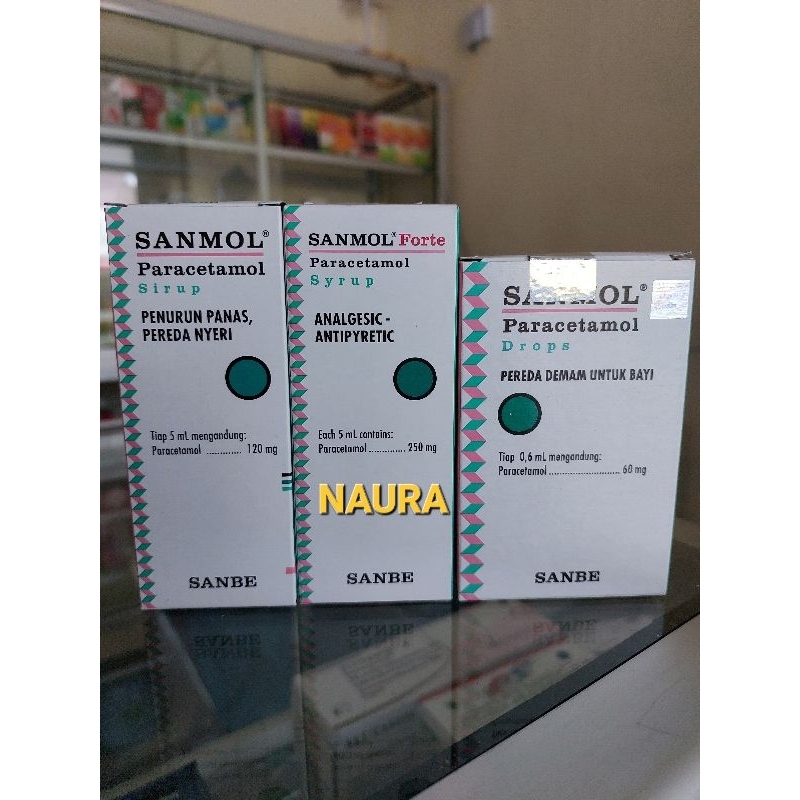 SANMOL SIRUP SANMOL DROP MEREDAKAN PANAS ANAK