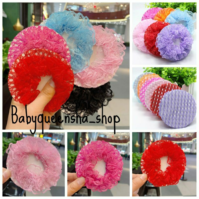 cepol rambut renda/cepol ballet renda anak/cepol rambut/hairnet jaring/hairnet anak