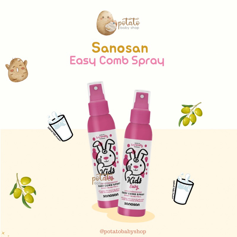 Sanosan Easy Comb Spray 125ml - Spray Rambut Sanosan