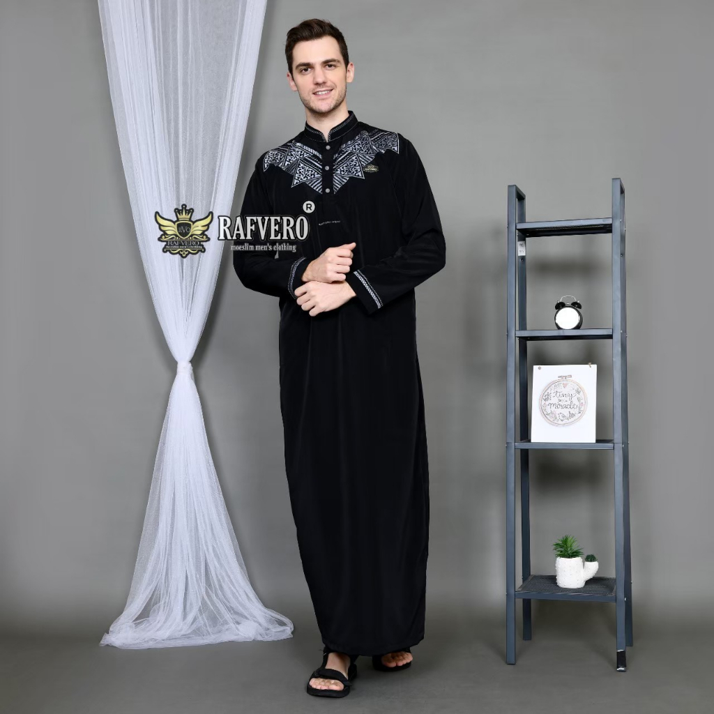 JUBAH PRIA MOTIF TERBARU EMBOS TERBARU MEWAH - GAMIS KOKO KURTA LAKI LAKI DEWASA UKURAN M L XL