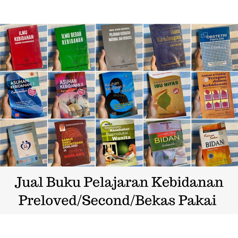 Preloved Buku Mahasiswi Kebidanan Kedokteran Kesehatan