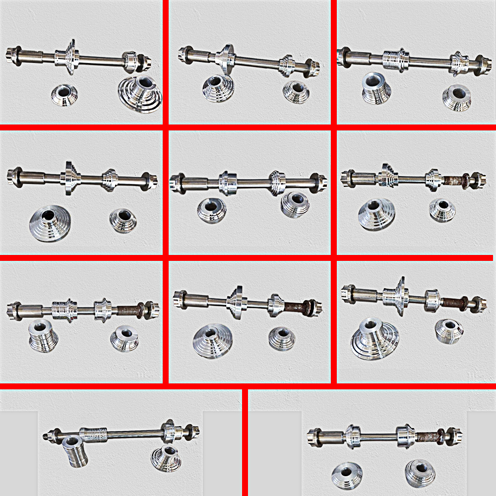 Boshing Bosh Tromol Bosch Tromel Depan BRT Set As Roda Velg Depan Stainless Stenlis Steel As 12