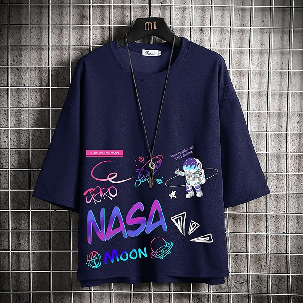 TERLARIS/BISA COD-STELAN NASA/KAOS DAN CELANA PENDEK PRIA