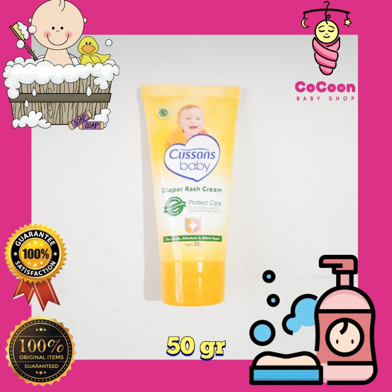 Losion Lotion Ruam Popok Cussons Baby Diaper Rash Cream 50 gr 50g