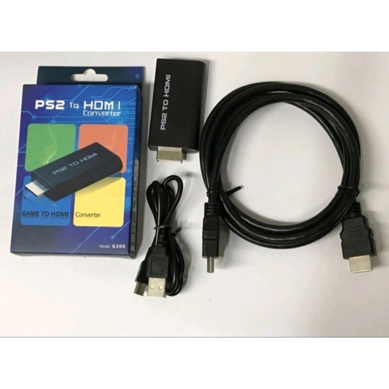 ps2 to HDMI adaptor converter  HDMI PS1 PS2 resolusi jd 720 1080p