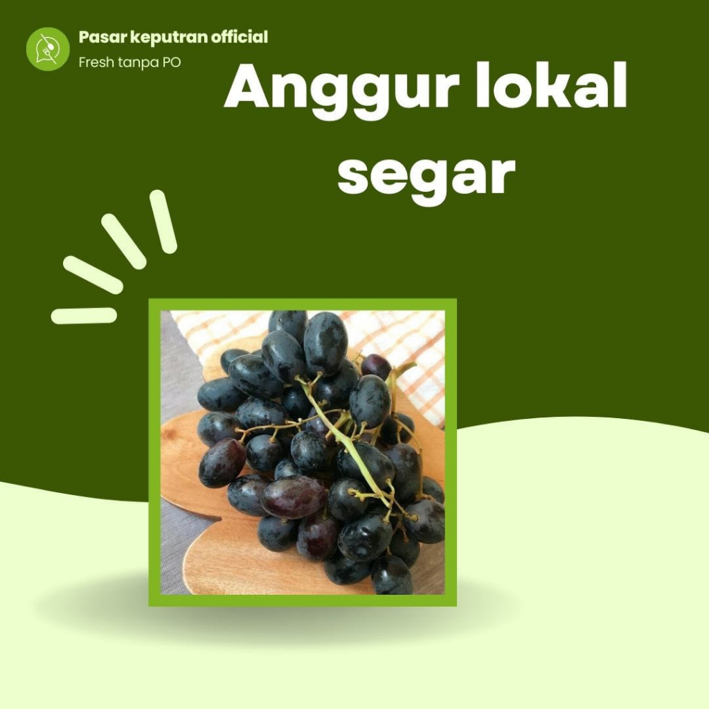 Anggur lokal hitam, aggur lokal hitam bali, anggur hitam