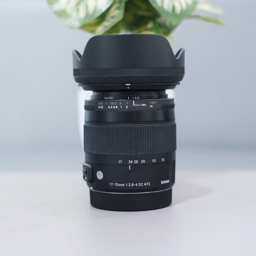 lensa zoom sigma 17-70mm f2.8 dc for dslr canon
