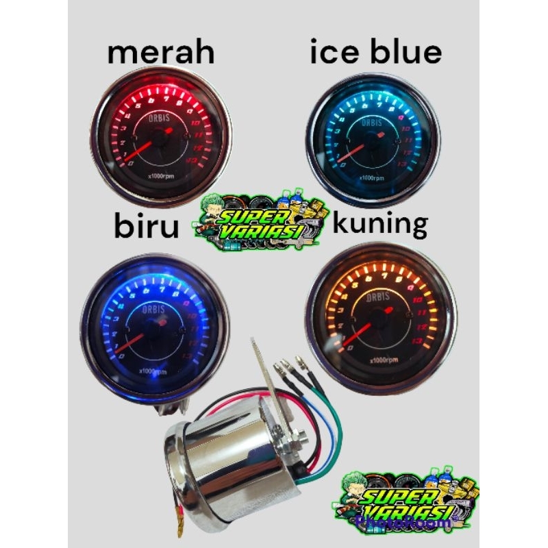 rpm motor lampu led tiger w175 rx king ninja jupiter vixion byson xabre klx crf rpm jarum mobil tach