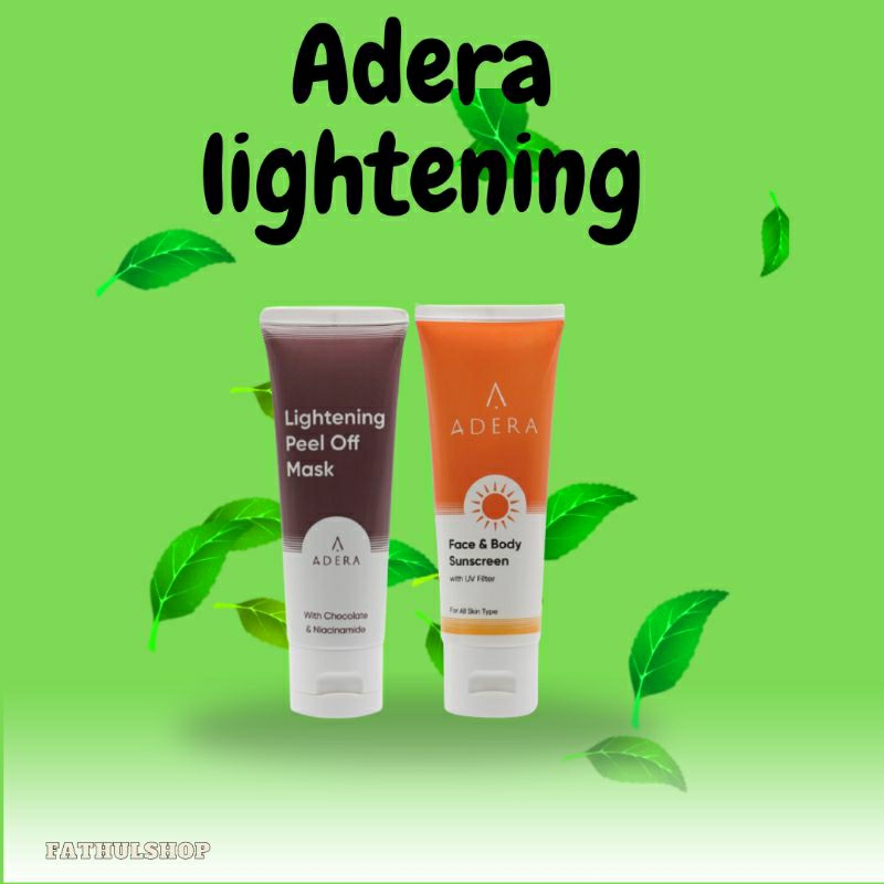 ADERA |ADEVAA LIGHTENING PEEL OFF MASK 100%BPOM
