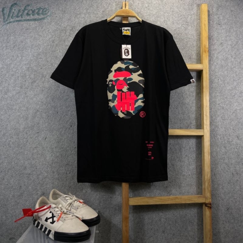 KAOS A BATHING APE X UNDEFEATED PREMIUM || BAJU BAPE