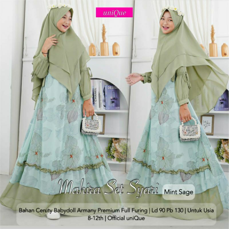MAHIRA SYARI KIDS // GAMIS ANAK SYARI KIDS // UNIQUE