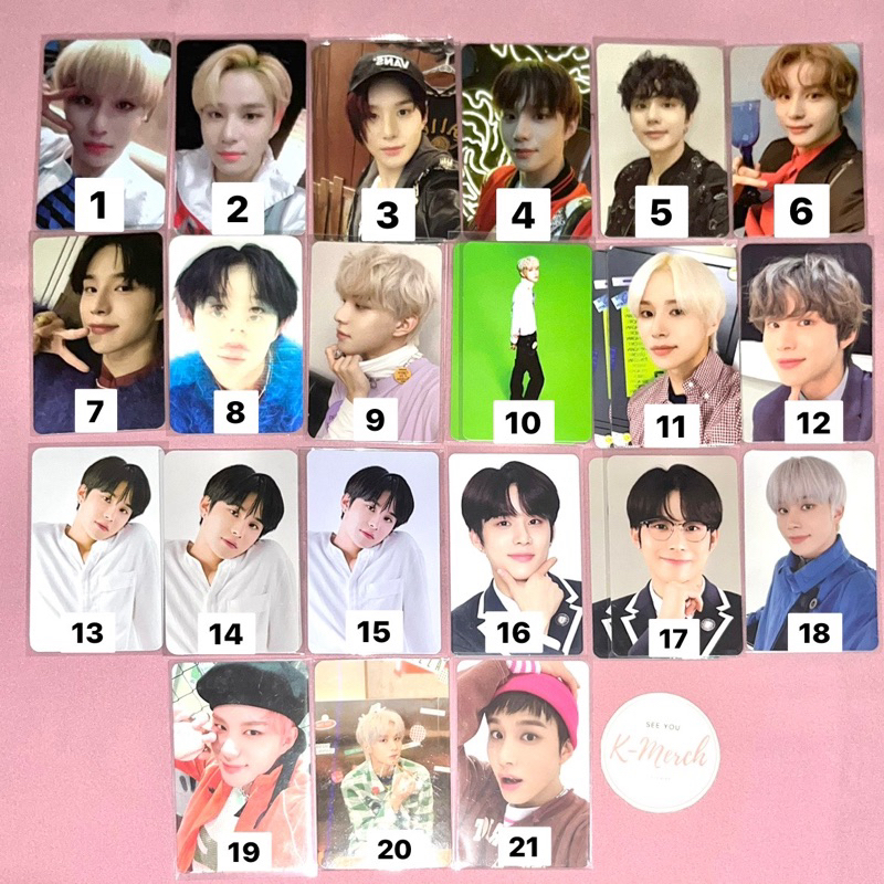 JUNGWOO PHOTOCARD Superhuman kihno Ace Kit 2019 Neozone N C T Past Arrival Departure Resonance Lenti