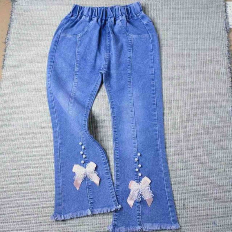 [4-10TH] CELANA JEANS IMPORT ANAK PEREMPUAN MODEL RAWIS CUTBRAY 4 5 6 7 8 9 10 11 TAHUN / LEVIS IMPORT PREMIUM ANAK PEREMPUAN