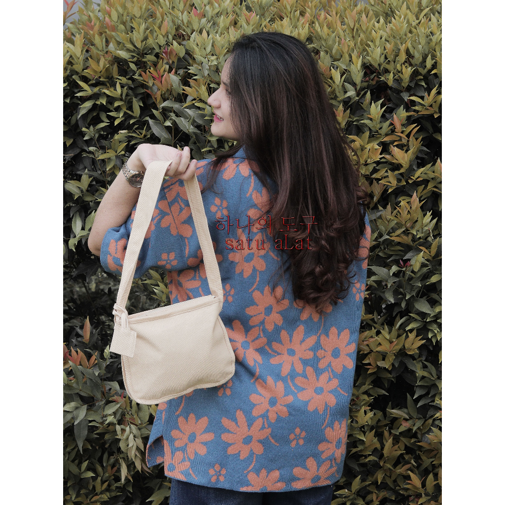 SATU ALAT Hand Bag BLITHEE 100% Canvas Premium Tebal Tas Kanvas