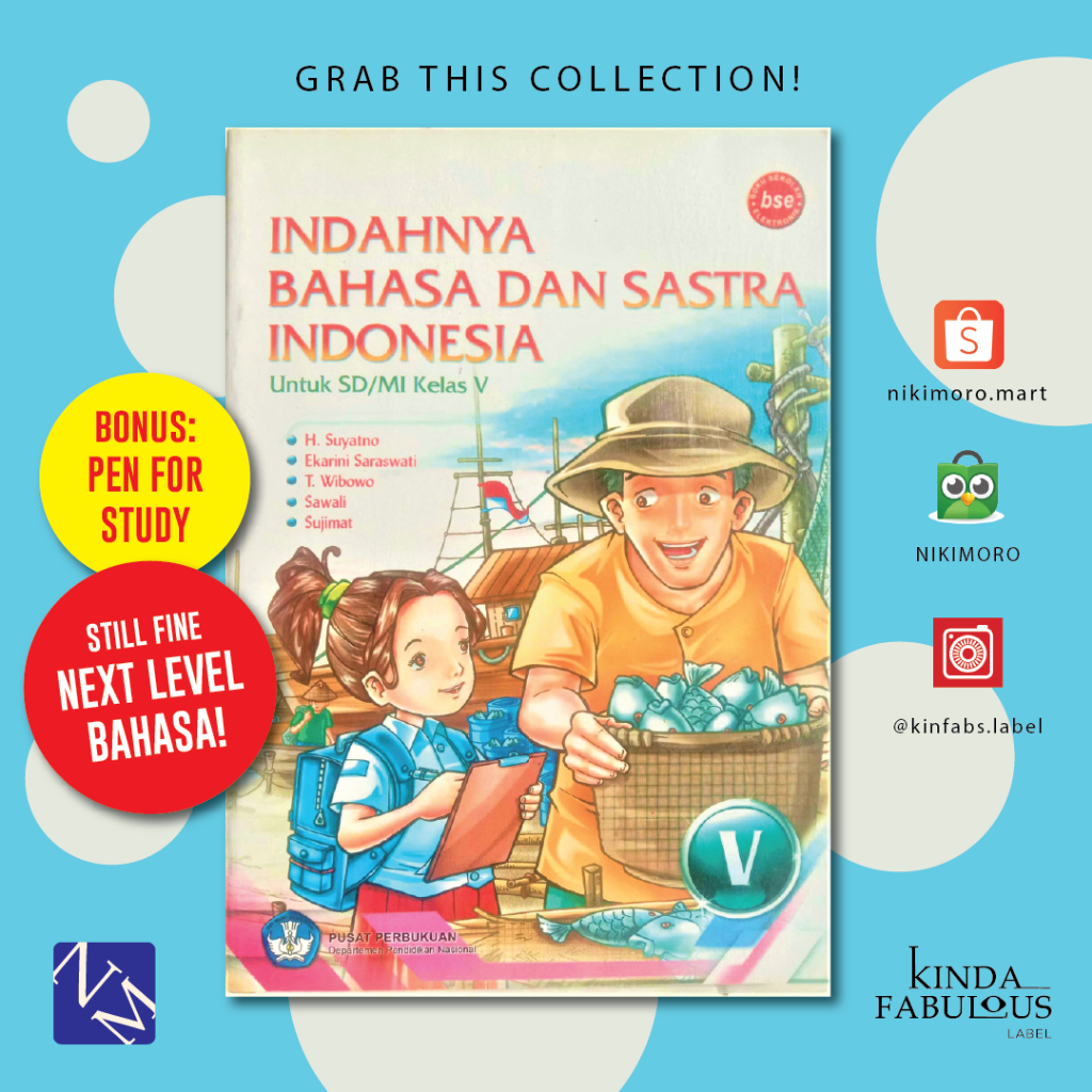 BSE Indahnya Bahasa dan Sastra Indonesia Kelas 5 SD/MI