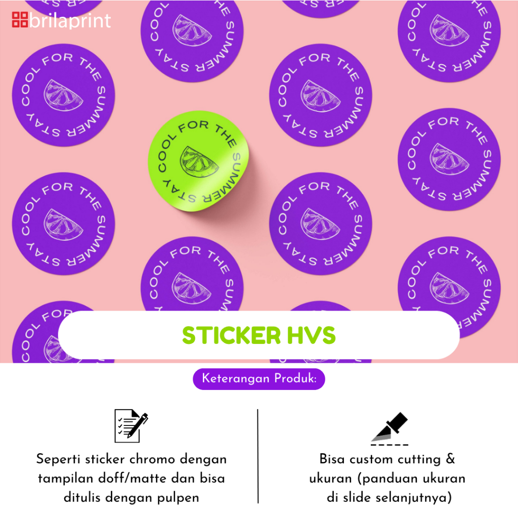 

Cetak Sticker HVS (Chromo Doff) - bisa ditulis