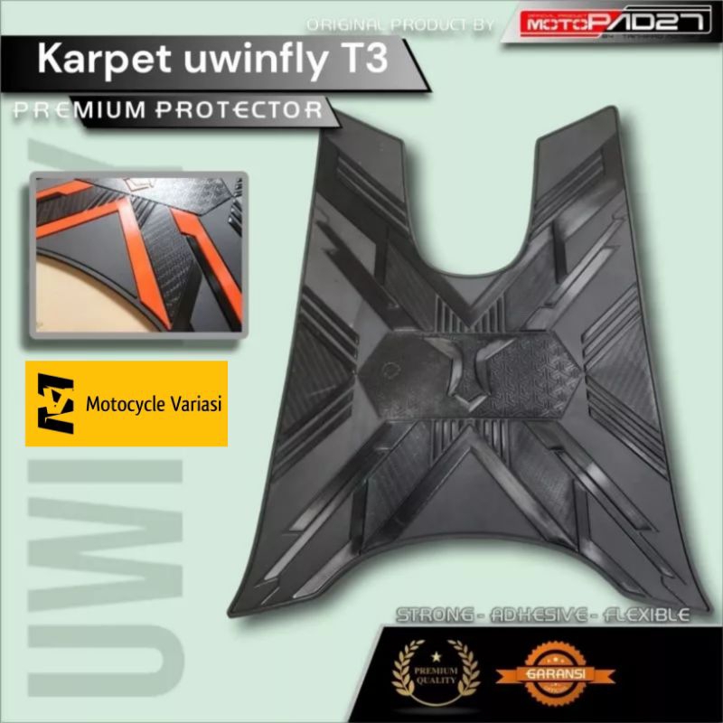 Karpet Uwinfly T3 Pijakan Kaki Uwinfly T3 Bahan Karet Tebal