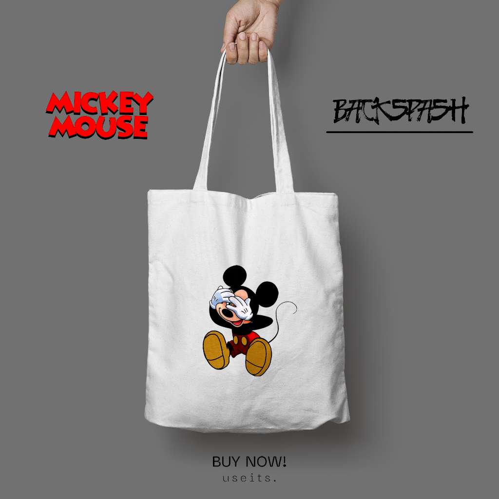 Totebag Tas Mickey Mouse Pria Wanita - MICKEY MOUSE