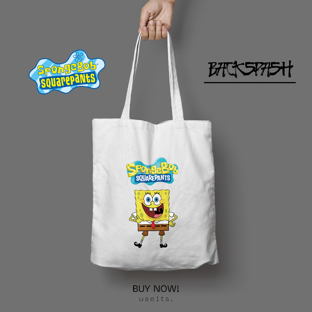 Totebag Tas Spongebob Pria Wanita - SPONGEBOB