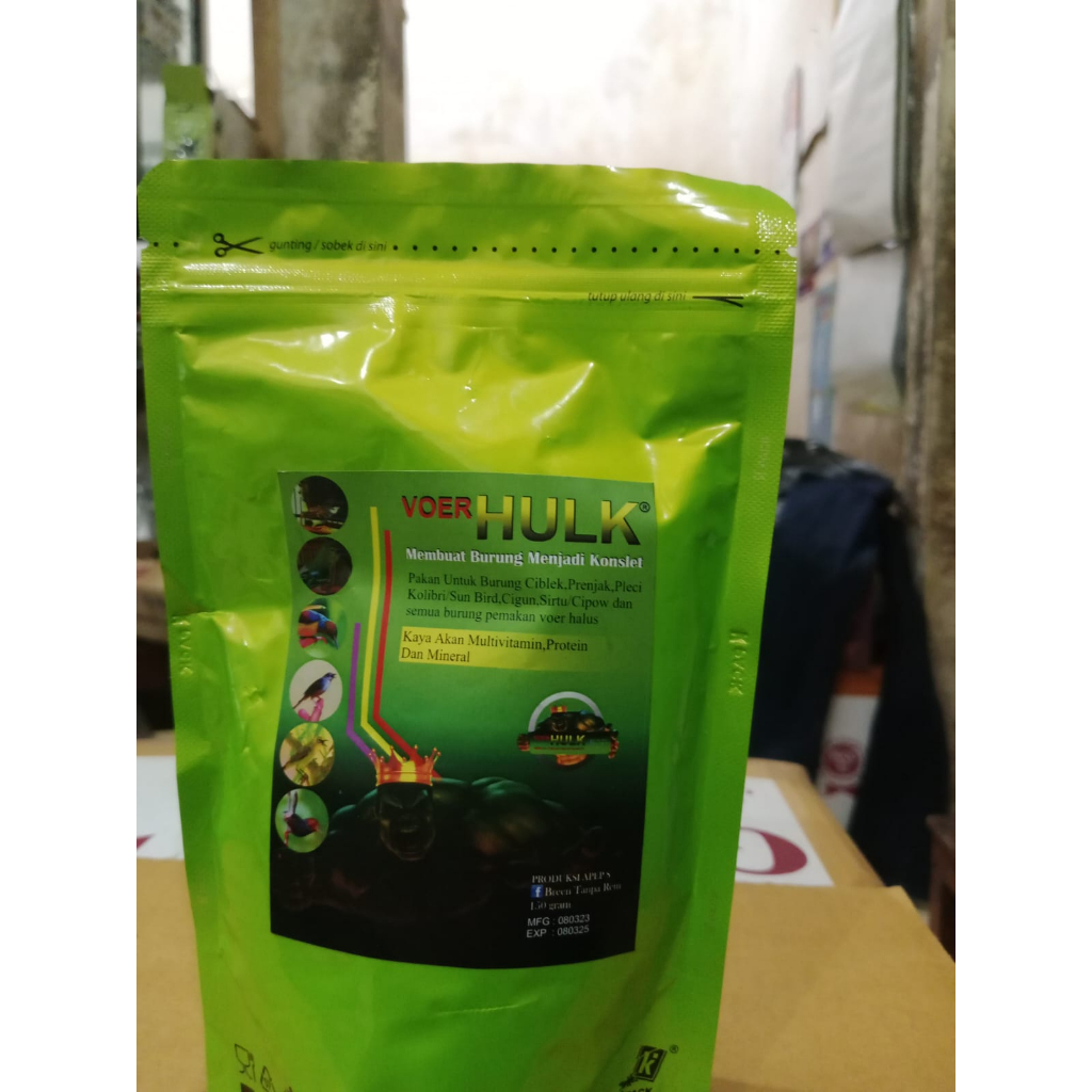 VOER HULK HALUS VOER UNTUK MEMPERCEPAT BIRAHI PADA BURUNG CIGUN TLEDEKAN PRENJAK PLECI