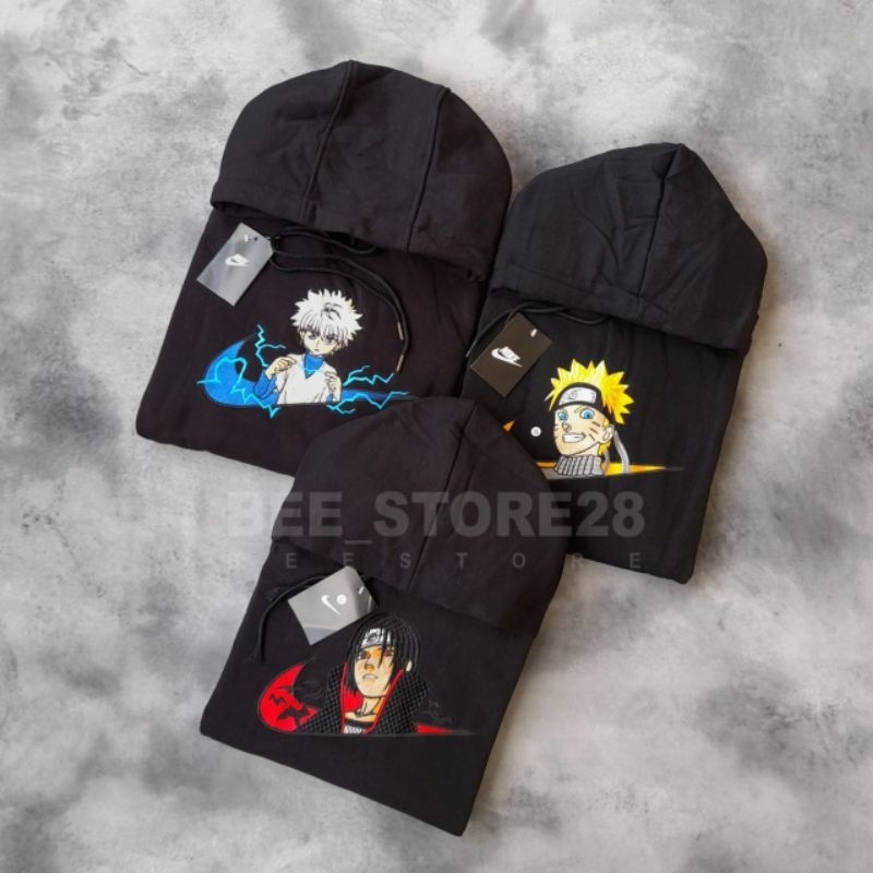 SWEATER HOODIE NIKE X ANIME BORDIR FULLTAG &amp; LEBEL PREMIUM