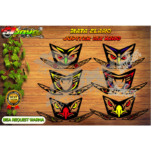 Sticker Stiker Lampu Mata Elang & Lampu Senja Jupiter MX King 150 / Jupiter MX King 150 / Sticker MX