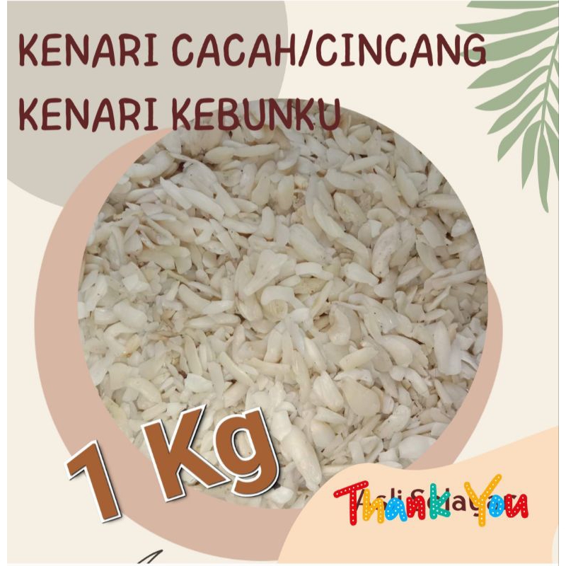 

PROMO !! READY !! 1Kg Kacang Kenari Kupas CACAH/CINCANG