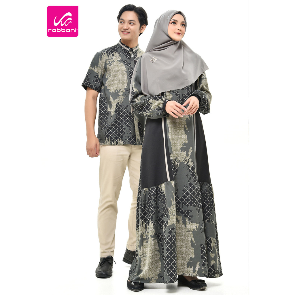 kemko Gamis Couple Syera | Baju Couple Dewasa | Koko Dewasa | Gamis Dewasa | Sarimbit Dewasa | Sarim