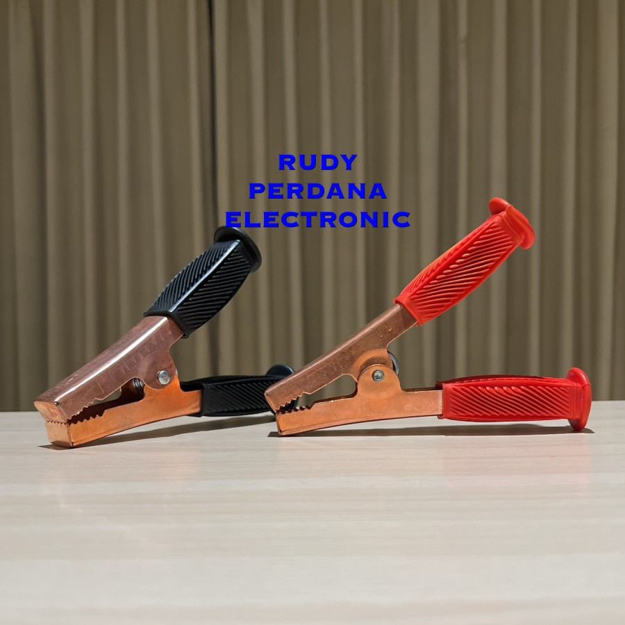 ACCU CLIP JEPIT AKI COOPER TEMBAGA JUMBO BIG BESAR 15CM 15 CM 500A 500 AMPERE