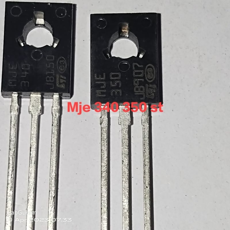 TRANSISTOR MJE KSE  JE 340 ATAU 350 ORIGINAL BIJIAN DAN SET