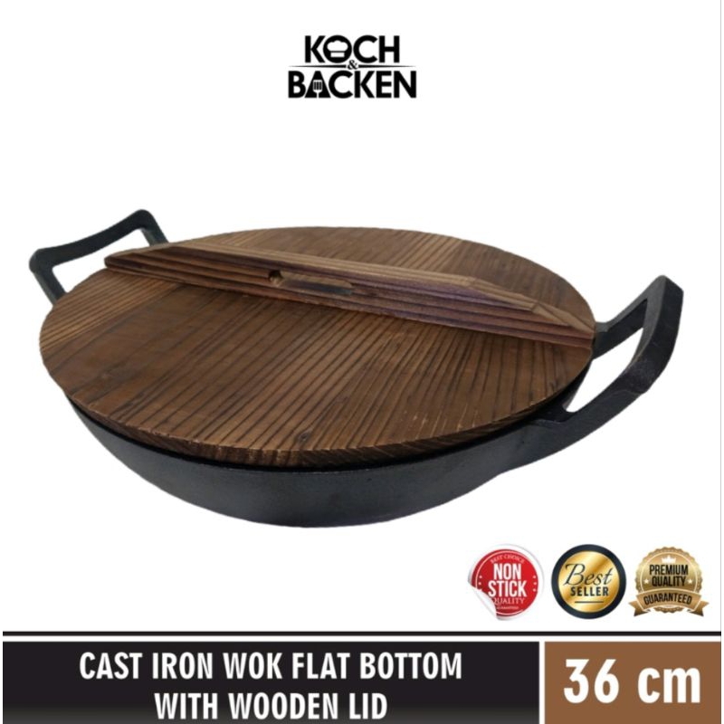 KochBacken Cast Iron Wok