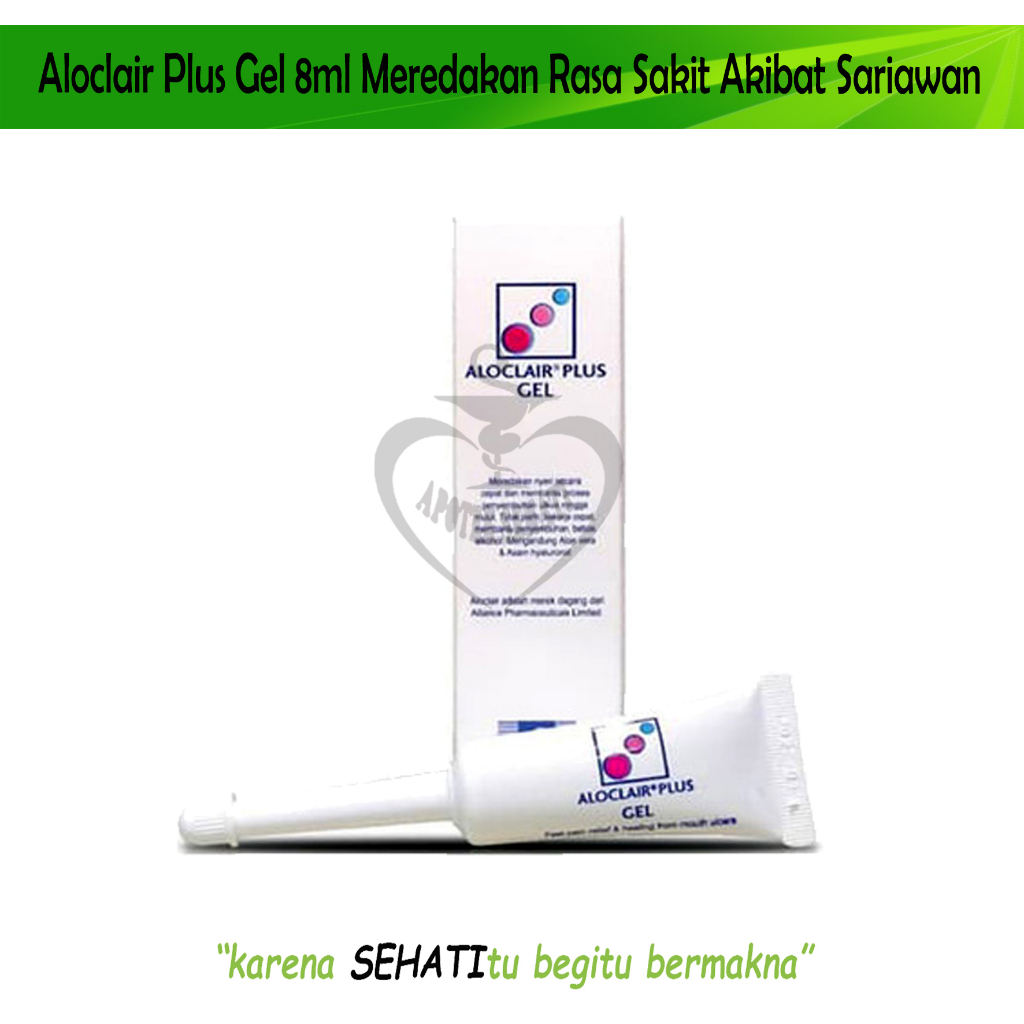 Aloclair Plus Gel 8 Ml Obat Gel Sariawan Alami