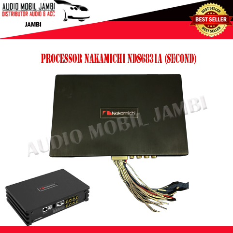 PROCESSOR NAKAMICHI NDS 6831A-II DSP 8CH BUILT IN POWER 6 CHANNEL SECOND