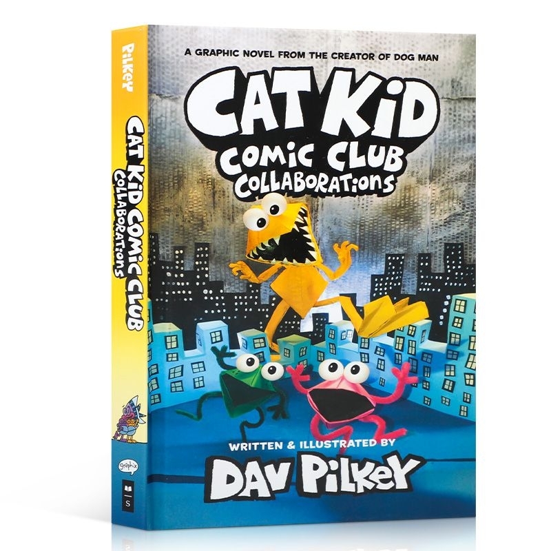 Original guaranteed Cat Kid Comic club # 4 Collaborations DAV Pilkey buku impor buku anak happychild