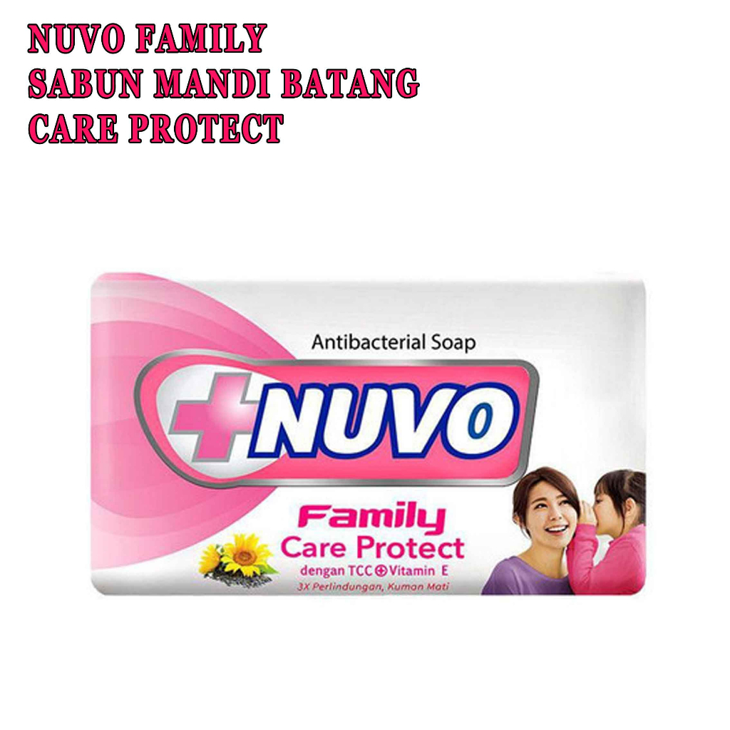 Sabun Mandi Nuvo Batang* Nuvo Family Care Protect* 76g