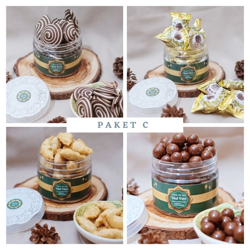 

Hampers Idul Fitri/Hampers Lebaran Paket C isi 4 toples