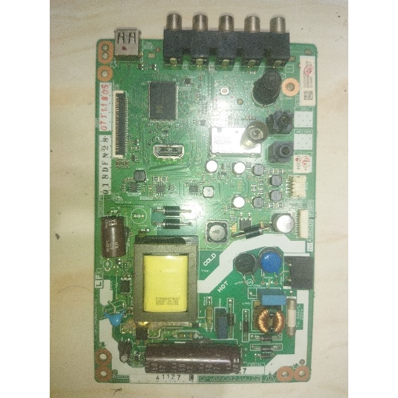 Mobo mesin board tv led LCD  Sharp Aquos LC24LE1751