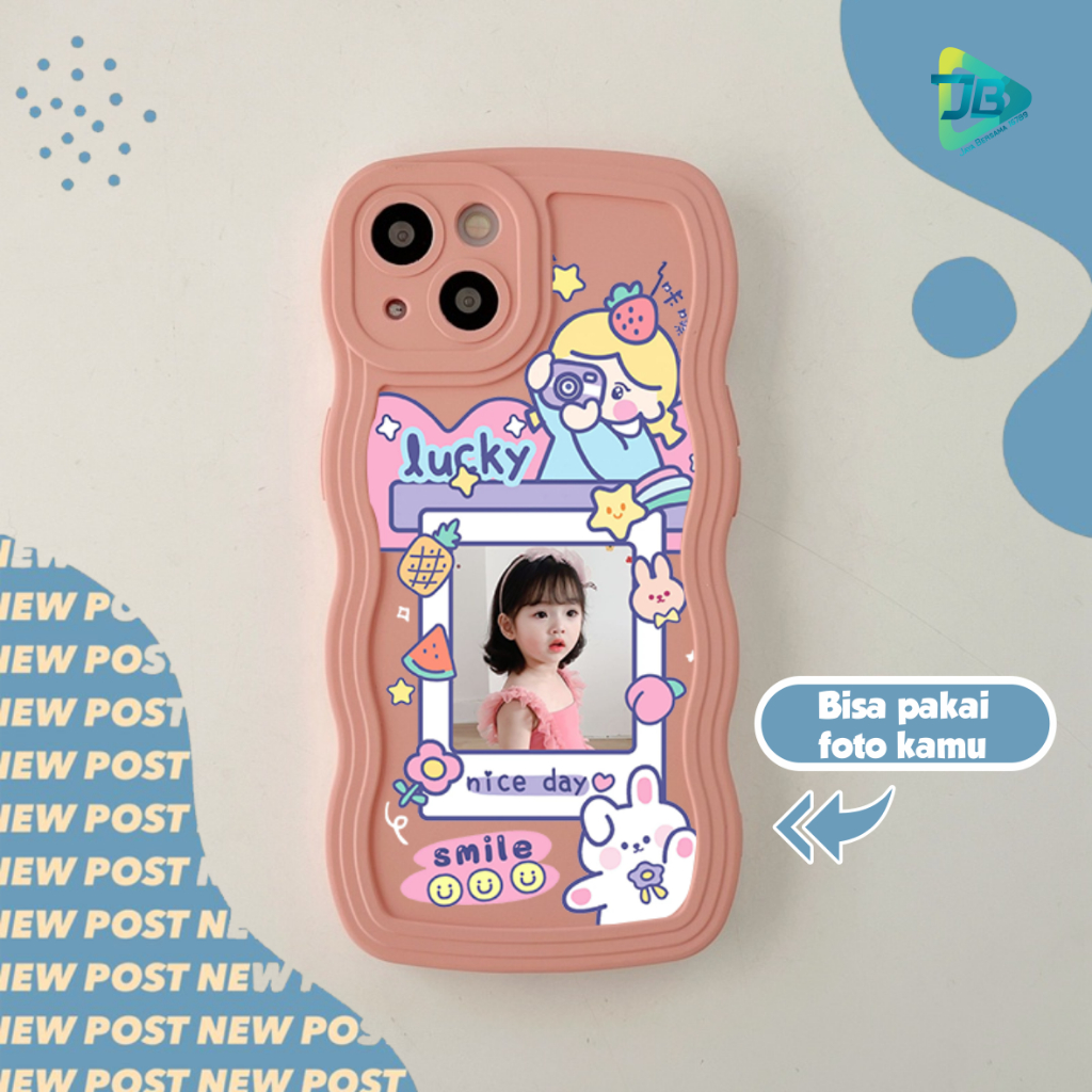 CUSTOM SOFTCASE SILIKON GELOMBANG WAVY CUSTOM POLAROID FOR VIVO Y12 Y15 Y17 Y15S Y16 Y02S Y20 Y12S Y20S Y33S Y21 Y22 Y30 Y50 Y35 2022 Y51 2020 Y53S Y53 Y71 Y75 Y83 Y91 Y93 Y91C Y1S V5 V7+ V21 V23E V25 PRO S15 JB8552