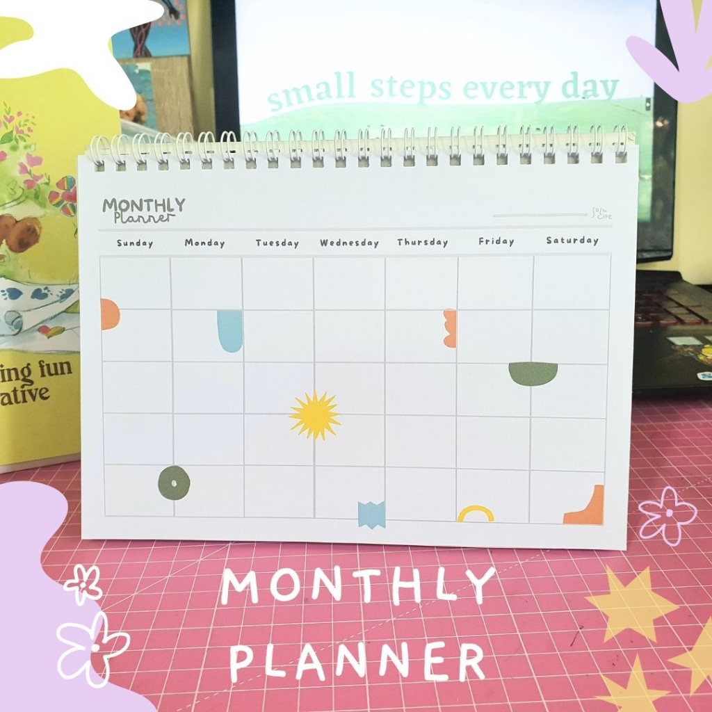 

Monthly Planner - Standing Planner Solucine A5 - 15 Lembar