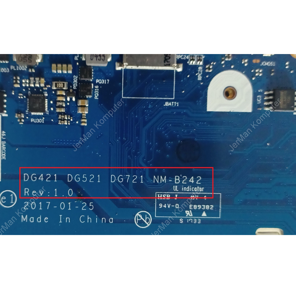 IC BIOS Lenovo 320-15ISK DG421 DG521 DG721 NM-B241 NM-B242 Rev 1.0
