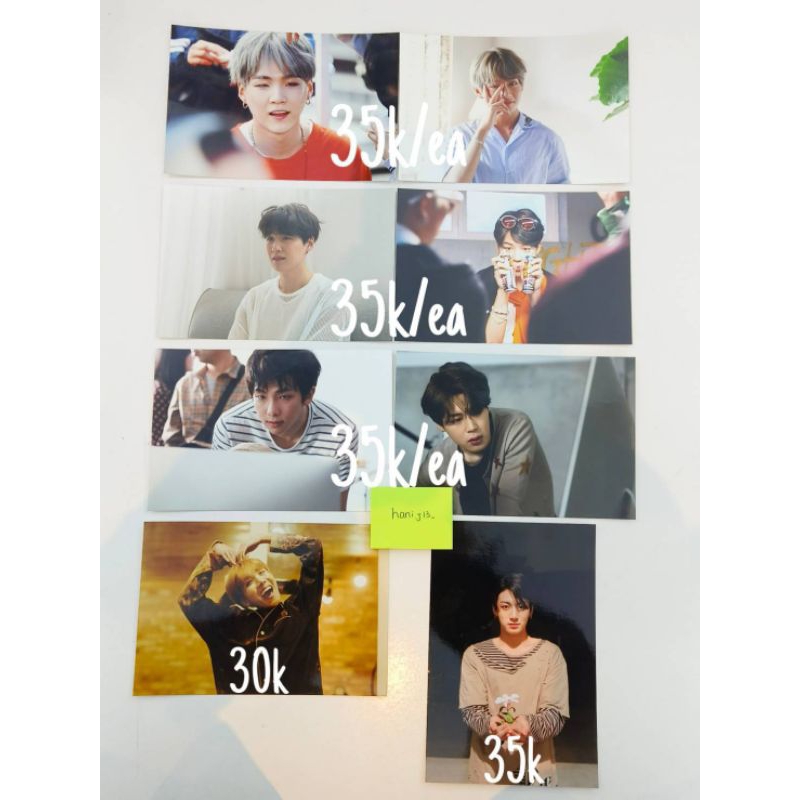 ONEUL LIVE PHOTO YOONGI SUGA TAEHYUNG V JIMIN RM NAMJOON JHOPE JUNGKOOK JK BTS