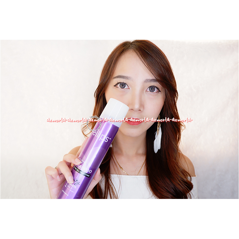 Ellips Dry Shampoo 200ml 1 Minute Only Sampoo Tanpa Keramas Air Ellip Wangi Blossom Breeze Fruity Botol Spray