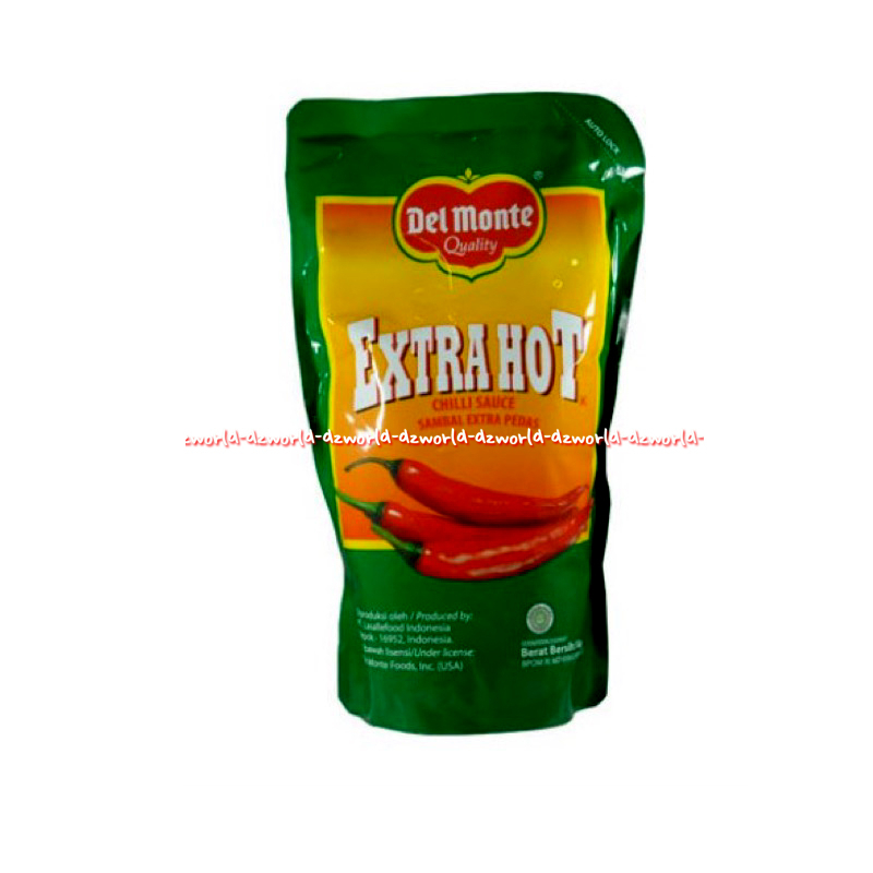 Del Monte Extra Hot 1kg Chili Sauce Sambal Extra Pedas Kemasan Isi Ulang Plastik Pouch Delmonte Saos Pedas Hots