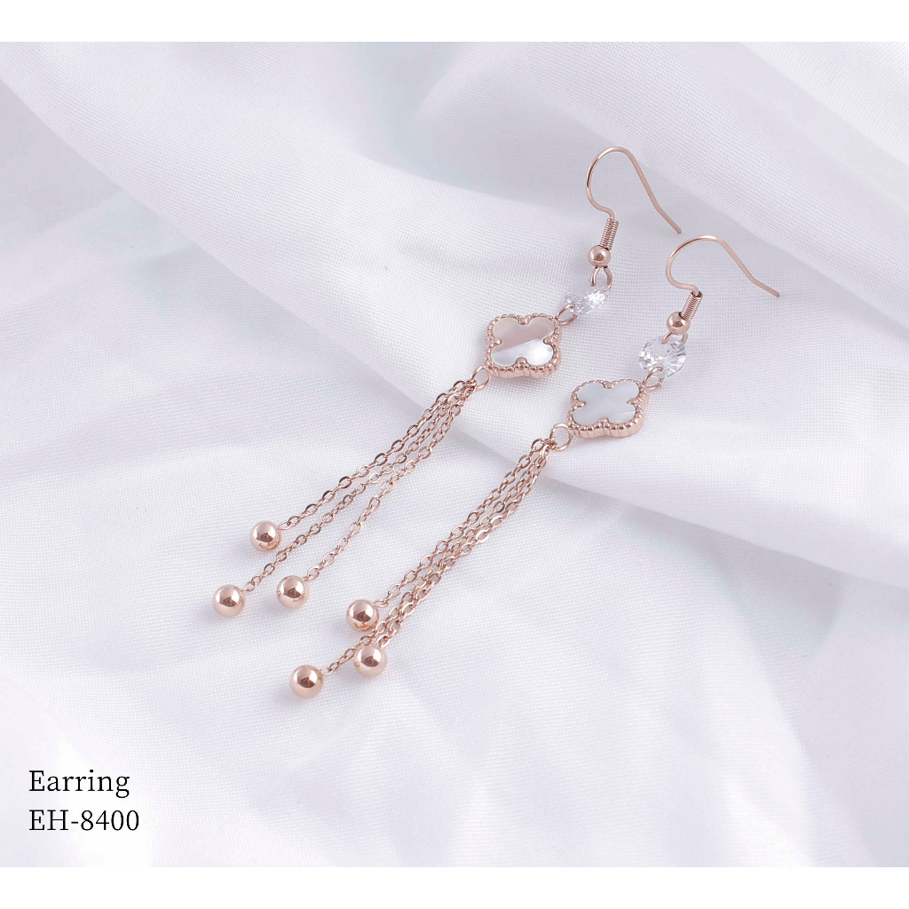 Anting Titanium Permata Anti Karat Perhiasan Fashion 8400